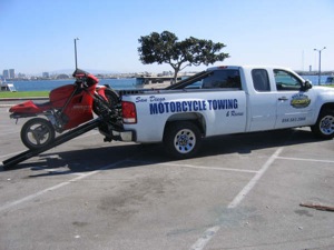 Southern California Motorcycle Towing