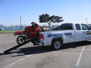 Southern California Motorcycle Towing
